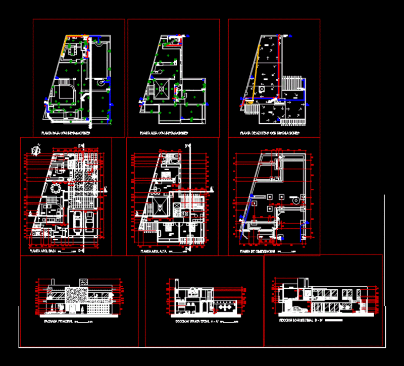 Artemis House DWG Block for AutoCAD