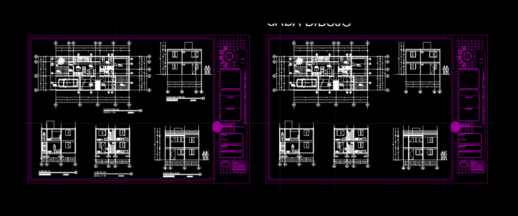 Attributes Blocks DWG Section for AutoCAD