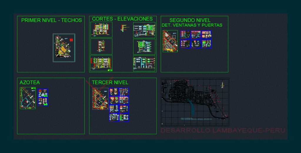 Audience Development Function DWG Detail for AutoCAD