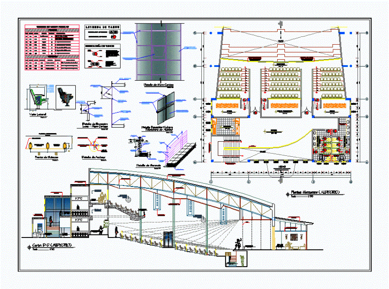 Audience DWG Full Project for AutoCAD