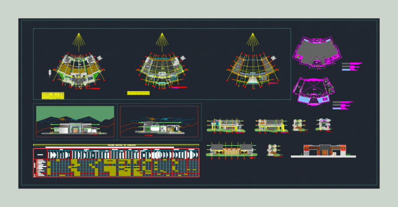 Audience DWG Plan for AutoCAD