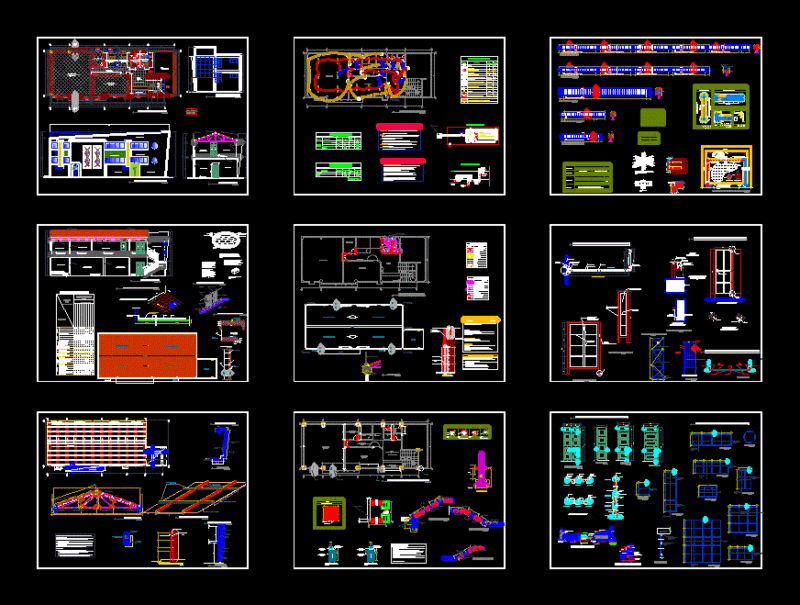 Auditorium DWG Block for AutoCAD