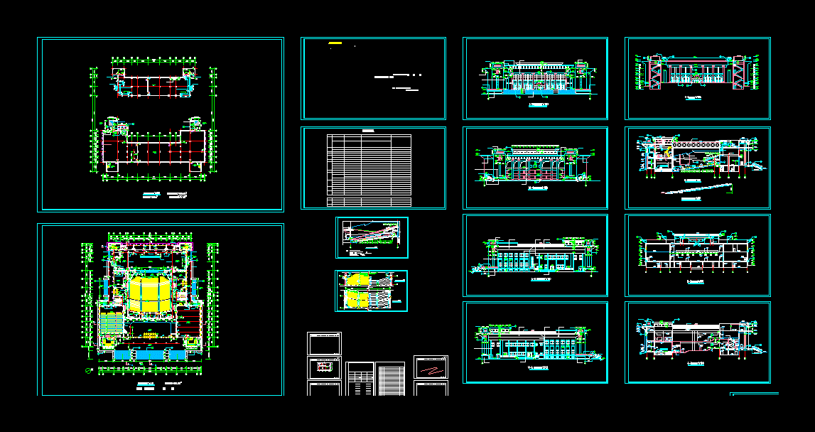 Актовый зал dwg