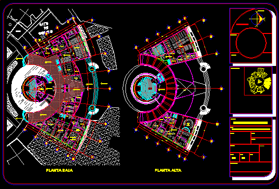 Auditorium DWG Block for AutoCAD • Designs CAD electrical y plan drawing 