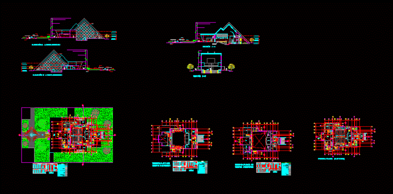 Auditorium DWG Full Project for AutoCAD