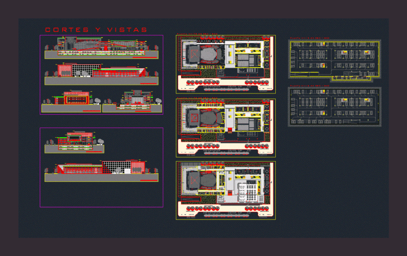Auditorium DWG Full Project for AutoCAD