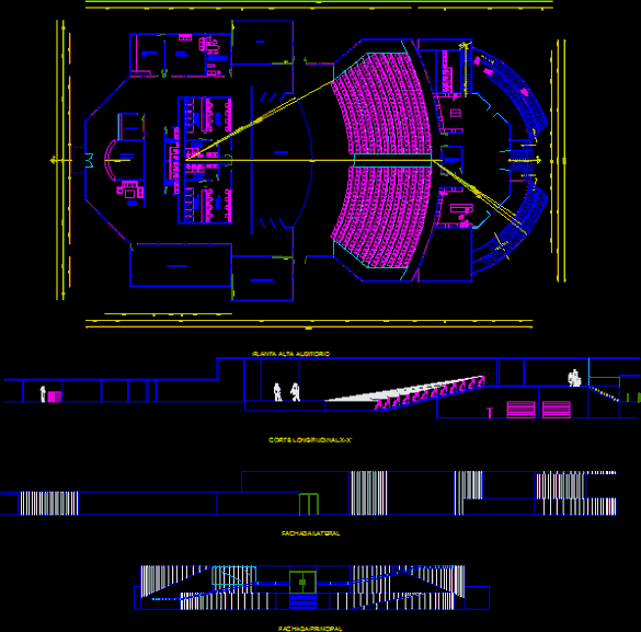  Auditorium  Theatre DWG  Block  for AutoCAD   Designs CAD 