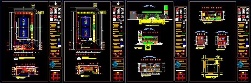 Auto Services Station DWG Block for AutoCAD