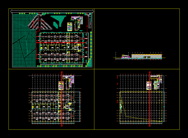 Automobile Assembly Plant DWG Plan for AutoCAD