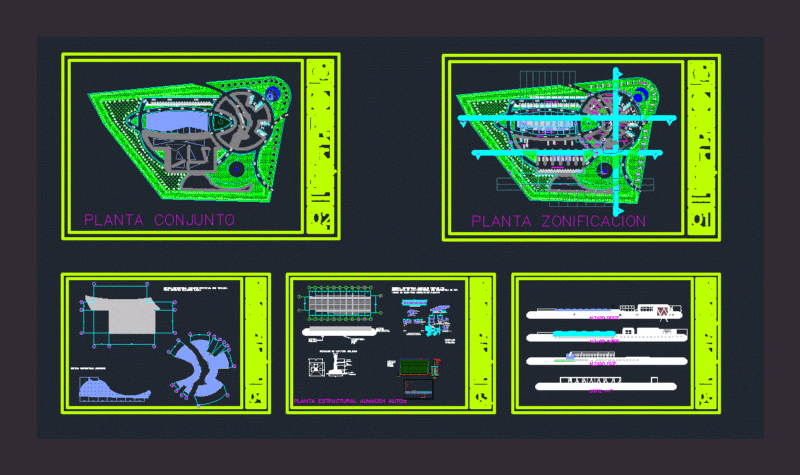 Automotive Agency DWG Section for AutoCAD