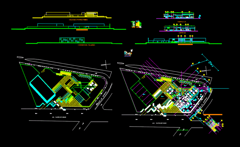 Autos Agency DWG Block for AutoCAD