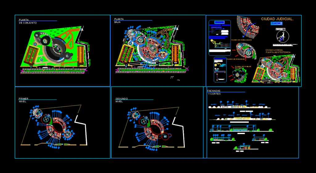 Av Judicial Offices DWG Block for AutoCAD
