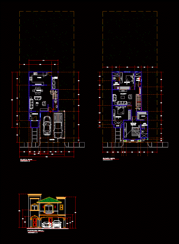 Average Room House DWG Block for AutoCAD • Designs CAD