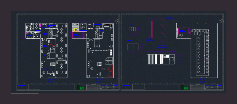 Bakery Distribution DWG Block for AutoCAD