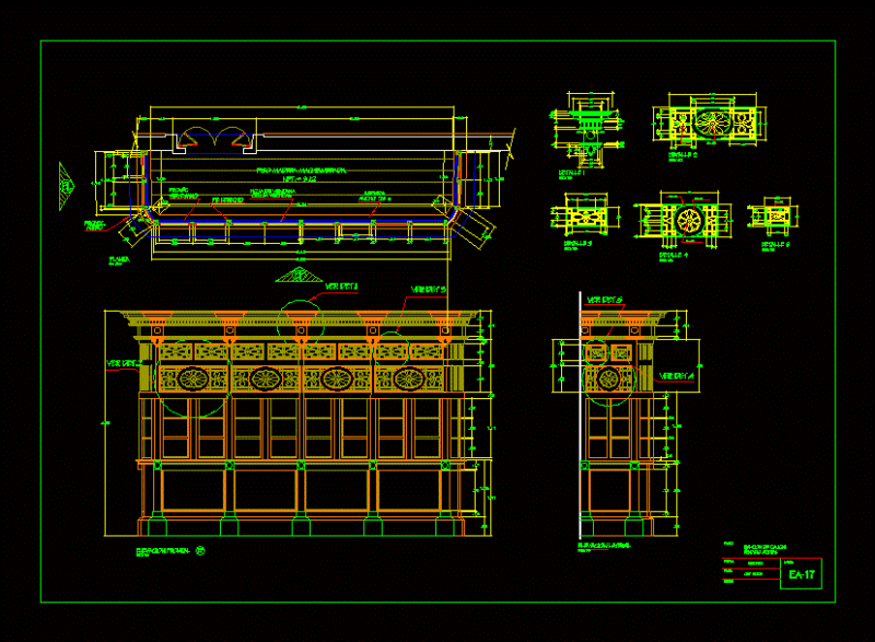 Balcon De Cajon DWG Block for AutoCAD