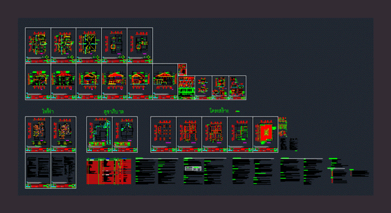 Bali Home Style DWG Block for AutoCAD