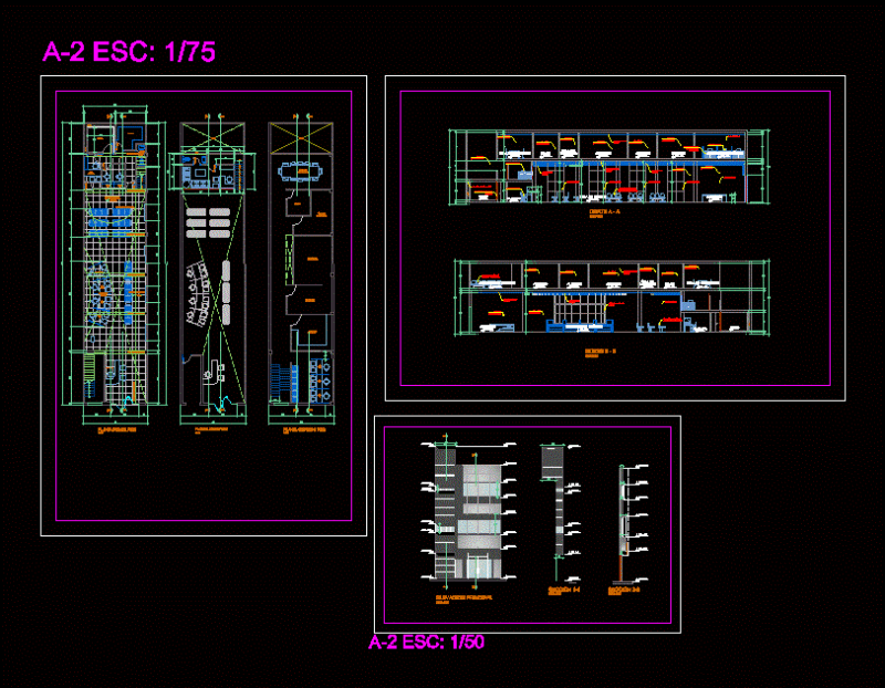 Bank Branch DWG Block for AutoCAD