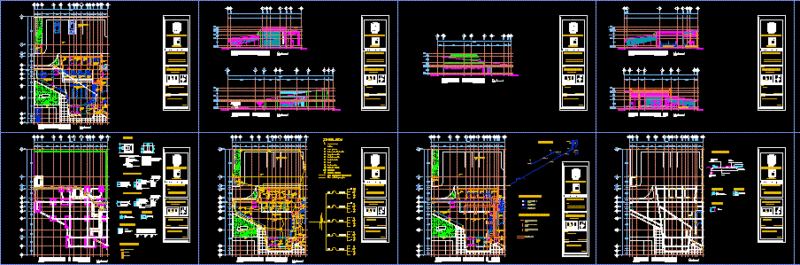 Bank Branch DWG Block for AutoCAD