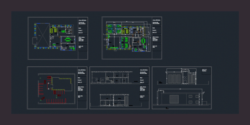 Bank DWG Full Project for AutoCAD