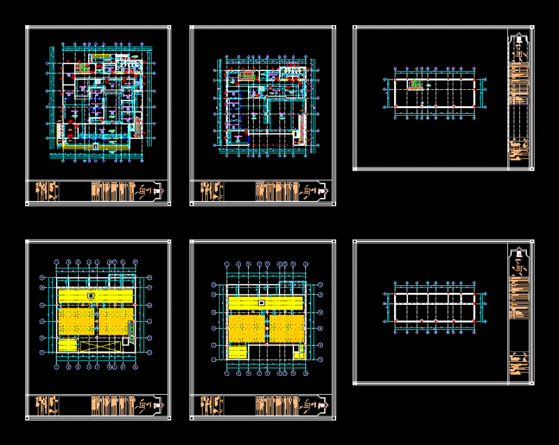 Bank DWG Plan for AutoCAD