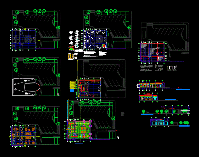 Bank Executive DWG Block for AutoCAD