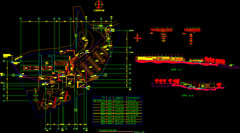 Bank Of Marc San Carlos Toto Universty DWG Block for AutoCAD