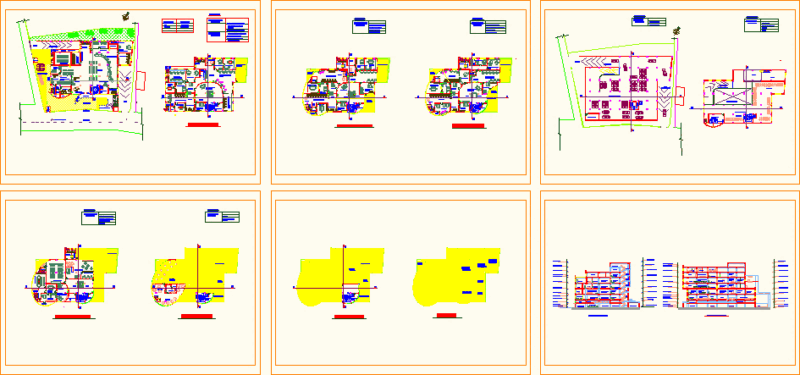 Bank Project DWG Full Project for AutoCAD