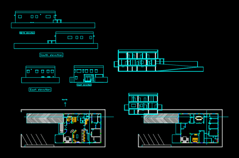 Bank Project DWG Full Project for AutoCAD