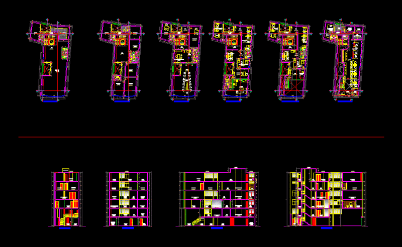 Banking Agency DWG Block for AutoCAD