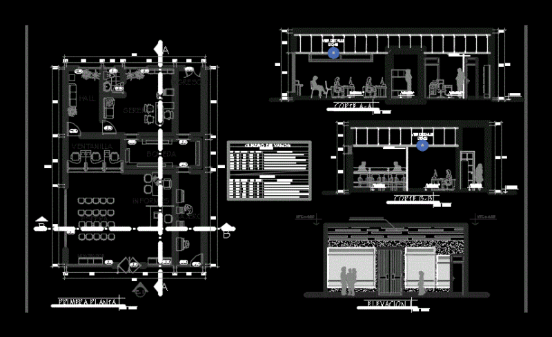 Banking Agency Project DWG Full Project for AutoCAD