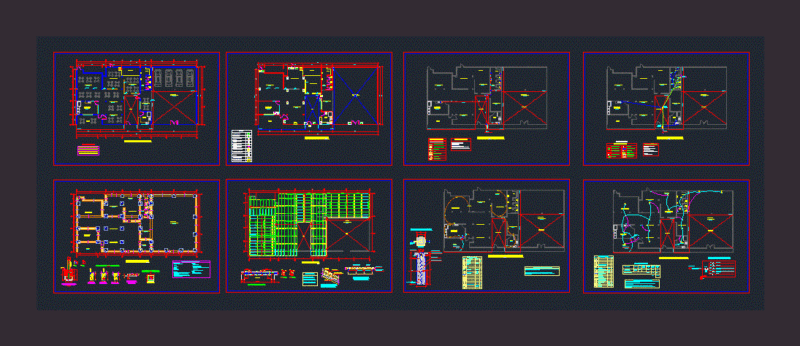 Bar DWG Block for AutoCAD
