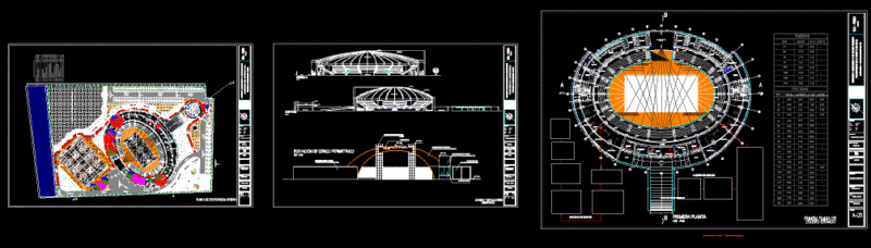 Barcelona Auditorium DWG Detail for AutoCAD