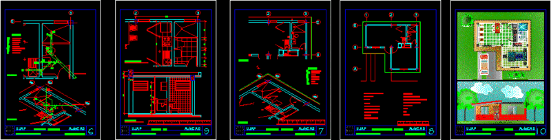 Basic House DWG Section for AutoCAD