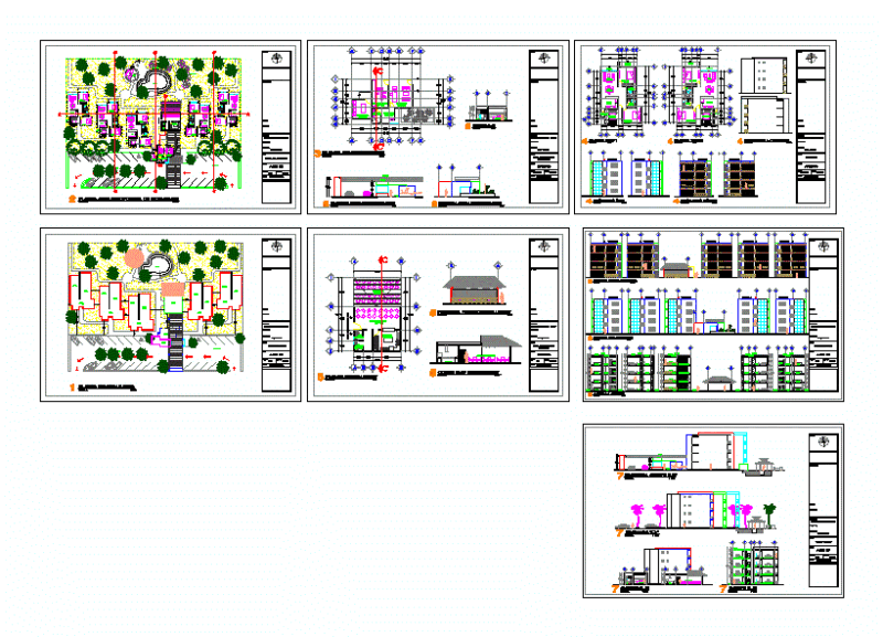 Beach Departments DWG Block for AutoCAD