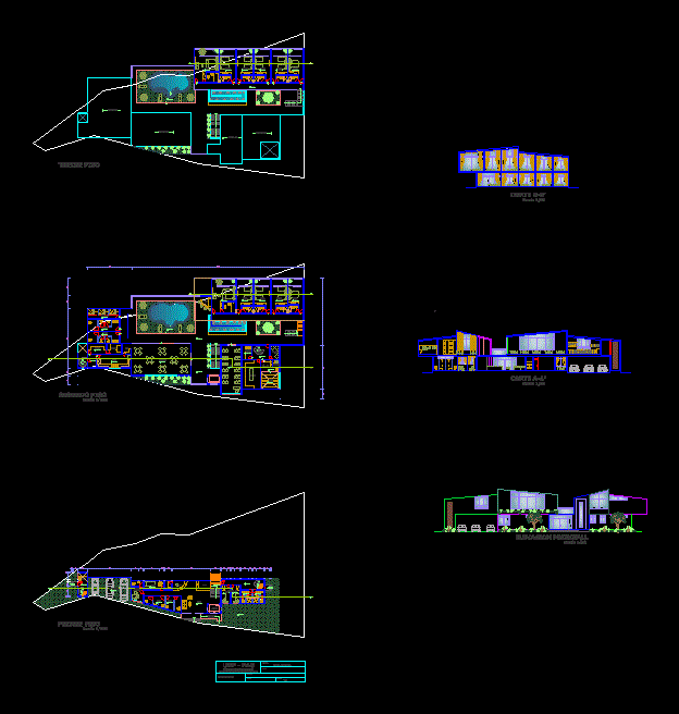 Проект гостиницы dwg