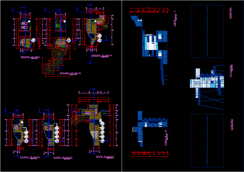 Beach House 3D DWG Section for AutoCAD