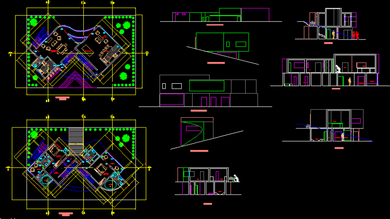 Beach House – Project DWG Full Project for AutoCAD