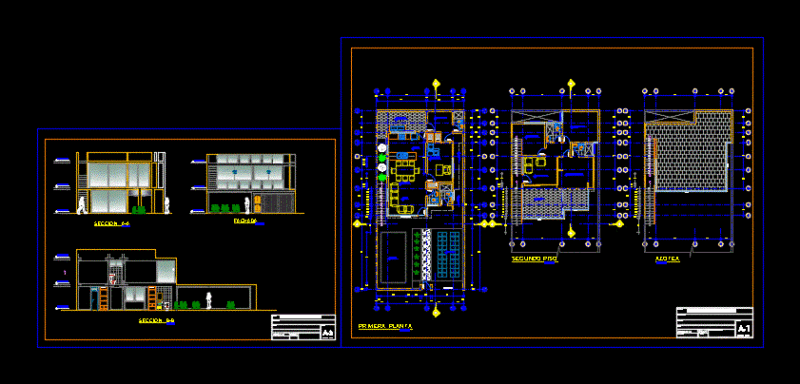 Beach House Decker DWG Elevation for AutoCAD