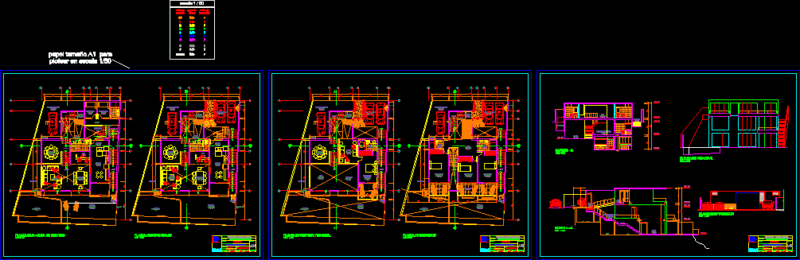 Beach House DWG Plan for AutoCAD