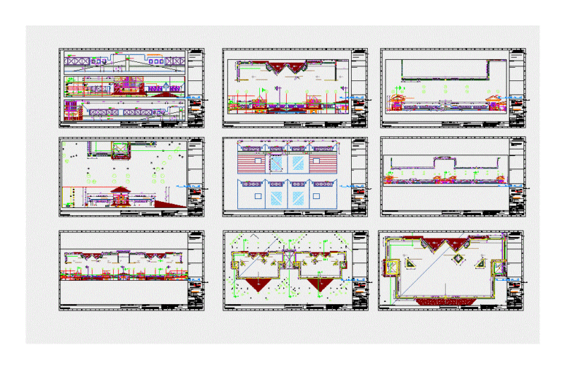 Beach House Elevation DWG Section for AutoCAD