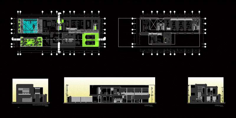 Beach Property DWG Section for AutoCAD