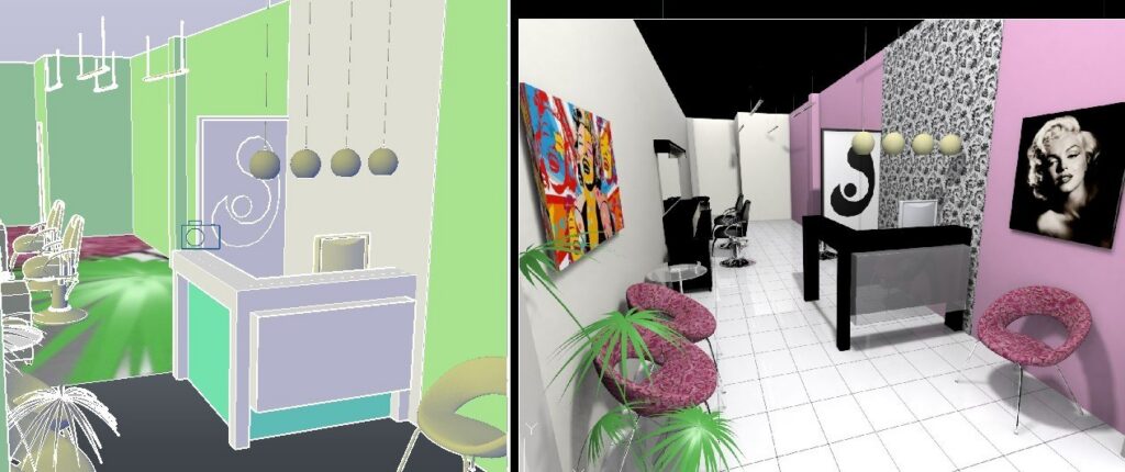 Beauty Center 3D DWG Model for AutoCAD