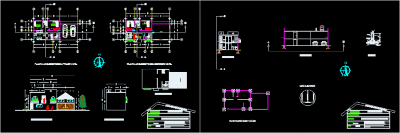 Bed Room DWG Block for AutoCAD