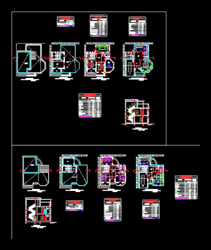 Belle Villa DWG Block for AutoCAD