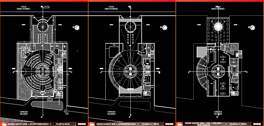 Restaurant, Hotel, Food Court 2D DWG Plan for AutoCAD 