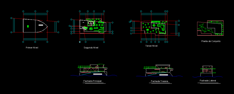 Boat Restaurant DWG Plan for AutoCAD
