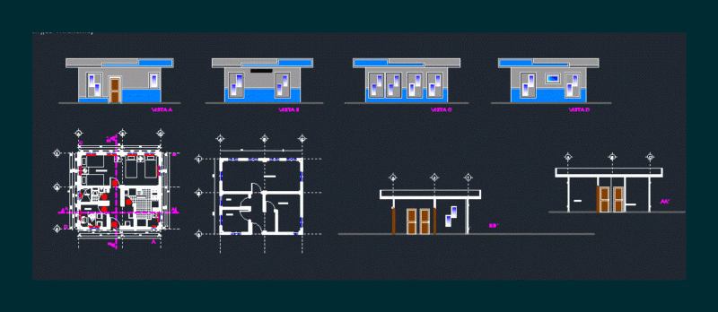 Booth Police DWG Plan for AutoCAD