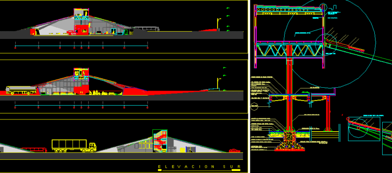 Border Complex Chungara DWG Section for AutoCAD