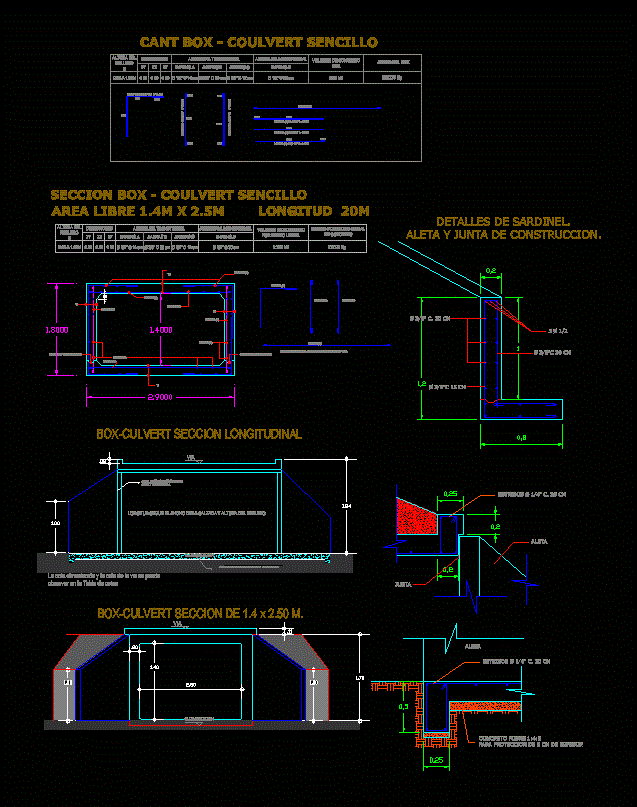 Boxcoulert DWG Detail for AutoCAD • Designs CAD