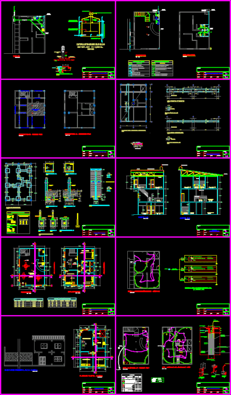 Brothel DWG Block for AutoCAD